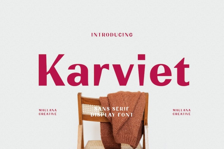 Karviet Sans Serif Display Font Font Download