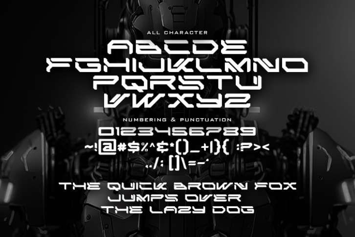 SPACE ARMOR Font Download