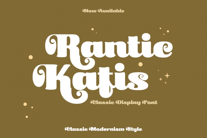 Rantic Kafis – Display Classic Font Download