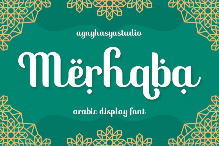 Merhaba - Arabic Font Style Font Download