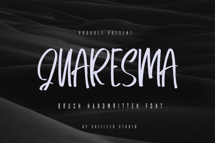 Quaresma - Brush Handwritten Font Font Download