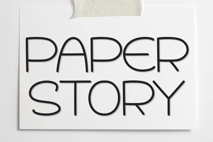 Paper Story Font Download