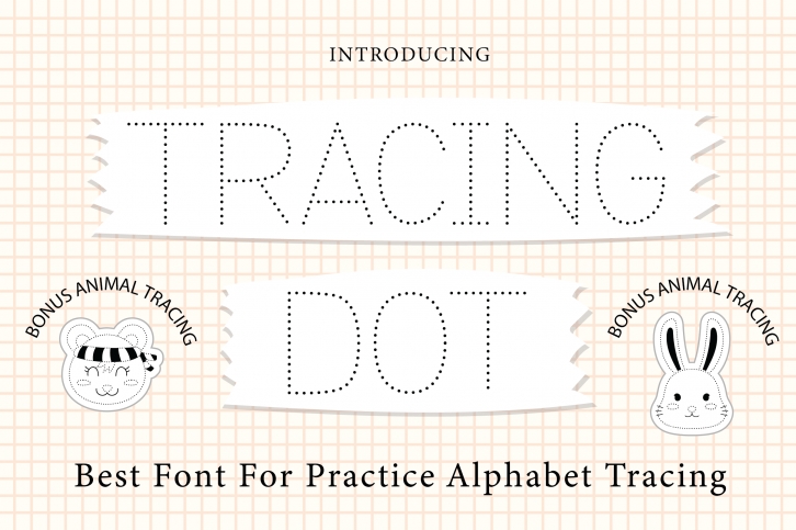 Tracing Dot Font Download
