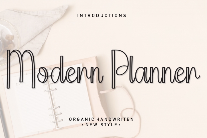 Modern Planner Font Download