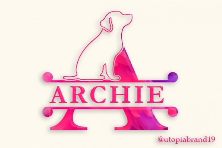 Archie Monogram Font Download