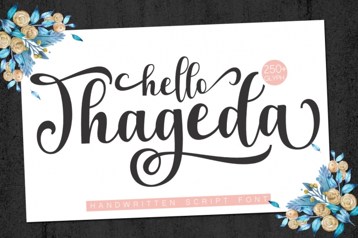 Hello Thageda Font Download