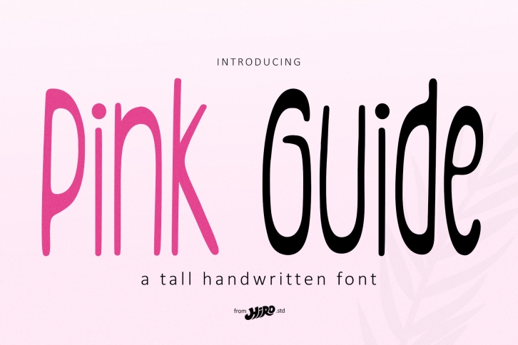 Pink Guide Font Download