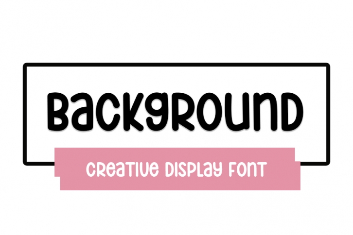 Background Font Download