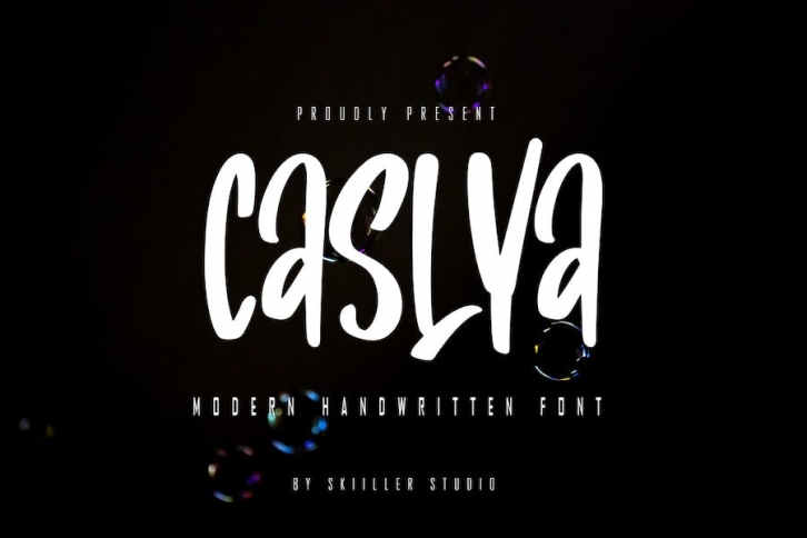 Caslya - Modern Handwritten Font Font Download
