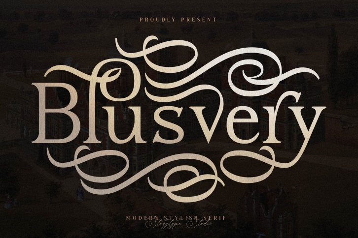 Blusvery Font Download