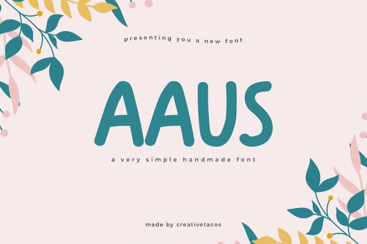 Aaus Handmade Brush Font Font Download