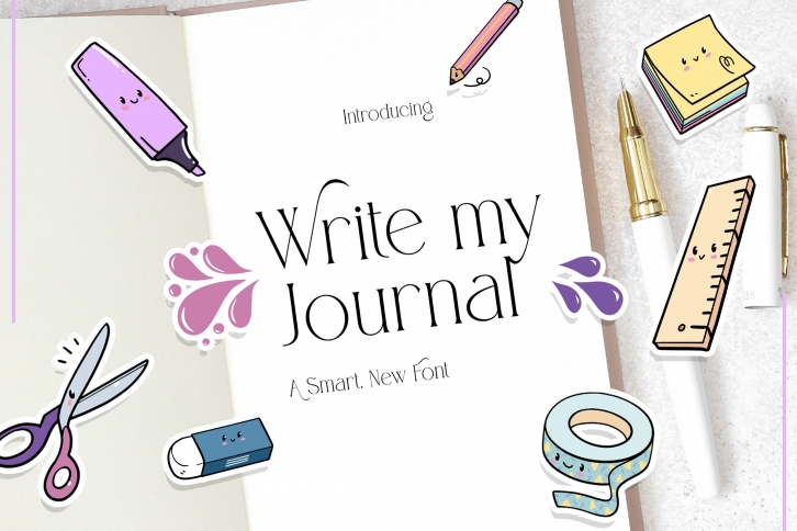 Write My Journal Font Download