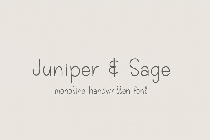 Juniper  Sage Font Download