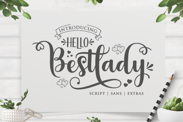 Hello Bestlady Scrip Font Download