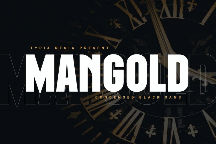 Mangold - Bold Condensed Sans - Sport Game Font Font Download