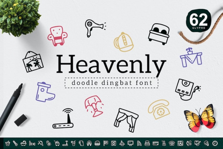 Heavenly Dingbat Font Download