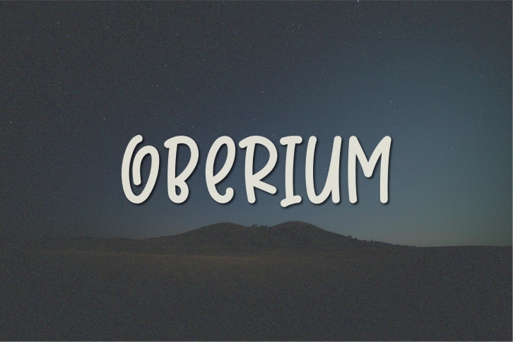 Oberium Font Download