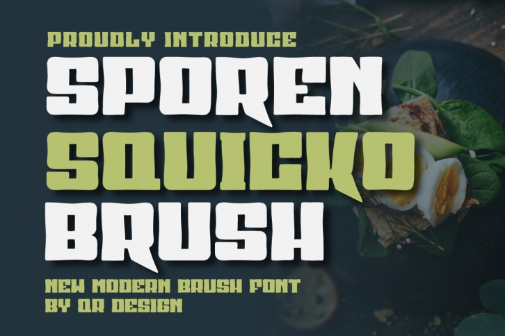 Sporen Squicko Brush Font Download
