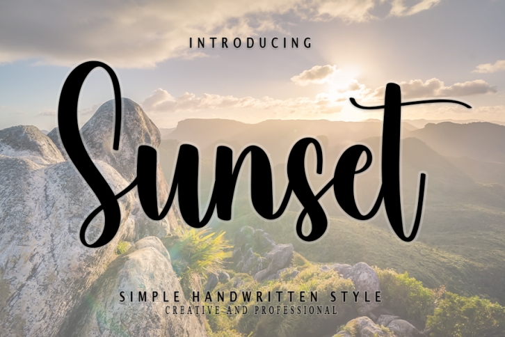 Sunset Font Download