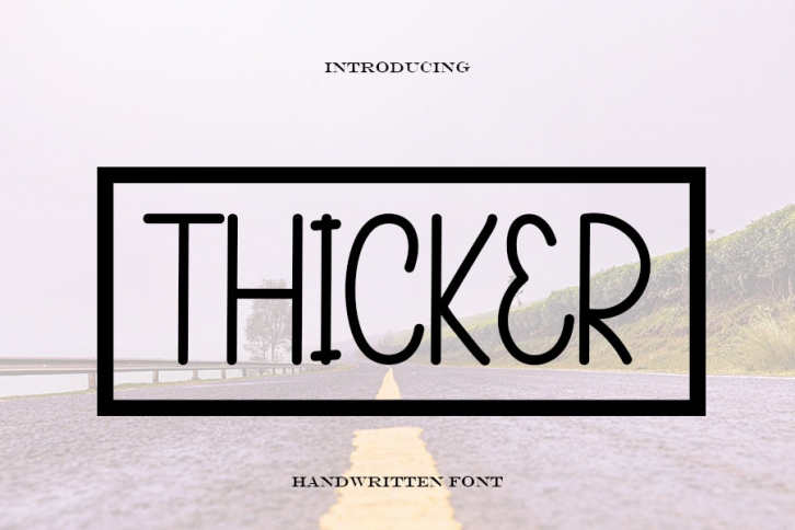 Thicker Font Download