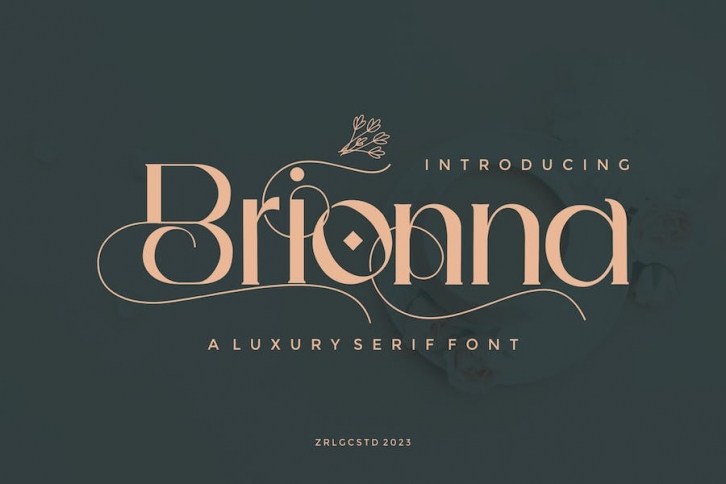 Brionna Luxury Serif Font Font Download