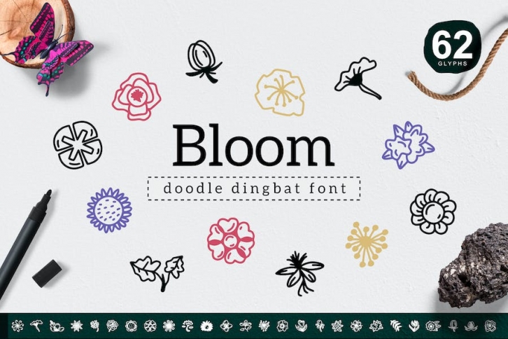 Bloom Dingbat Font Download