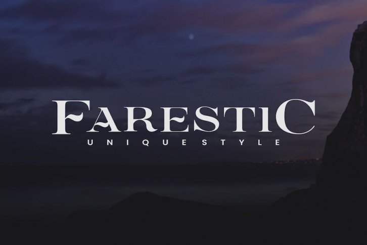 Farestic - Serif Font Font Download