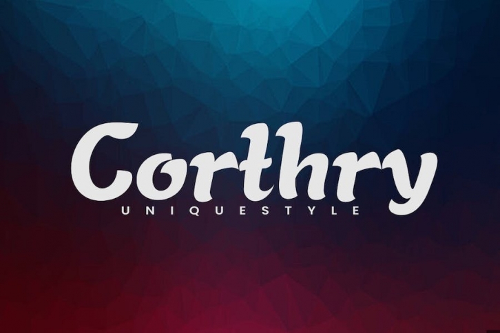 Corthry - Handwritten Font Font Download