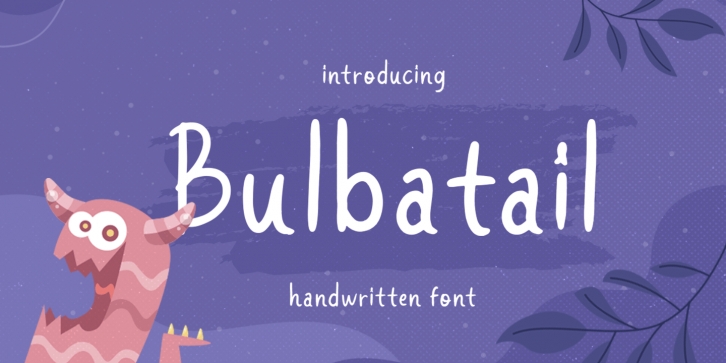 Bulbatail Font Download