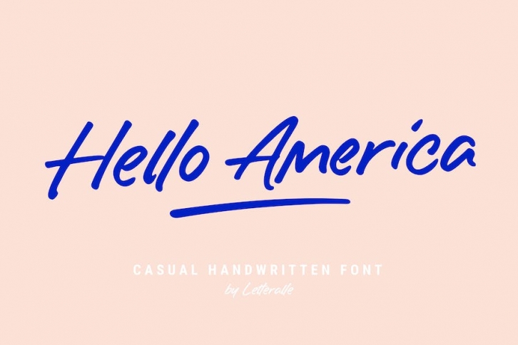 Hello America Font Download