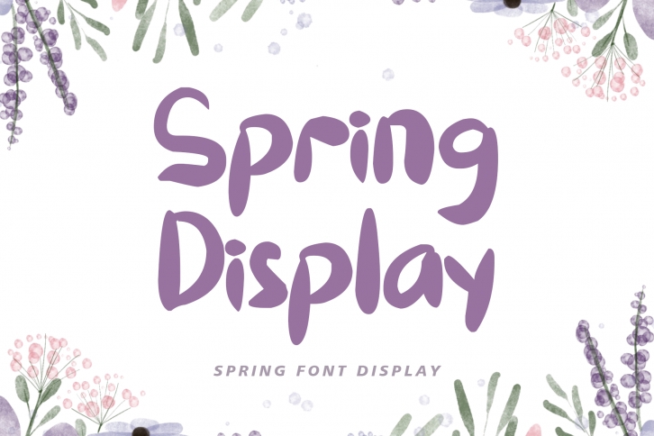 Spring Display Font Download