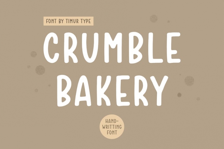 Crumble Bakery - Handwritten Font Font Download