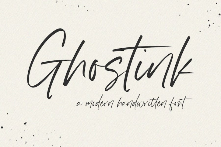 Gohstink - Handwritten Script Font Font Download