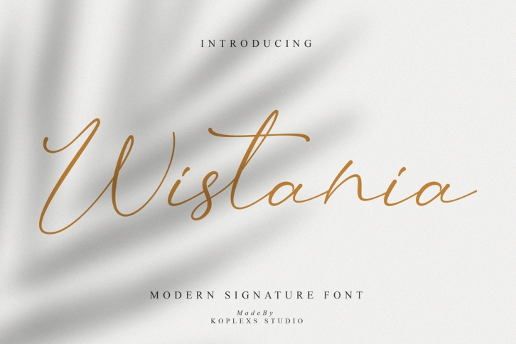 Wistania Font Download