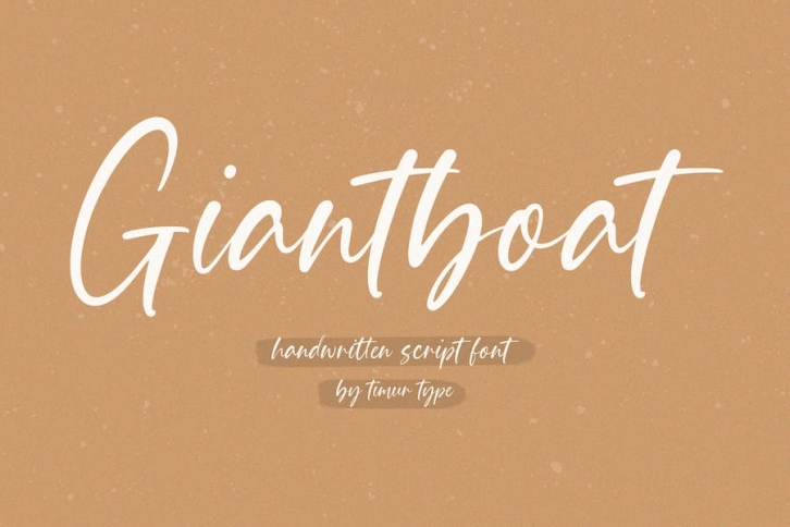 Giantboat - Handwritten  Font Font Download