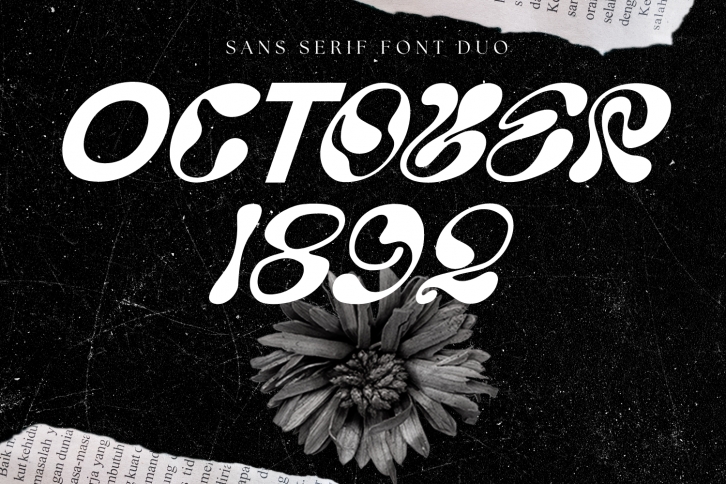 October 1892 Font Download