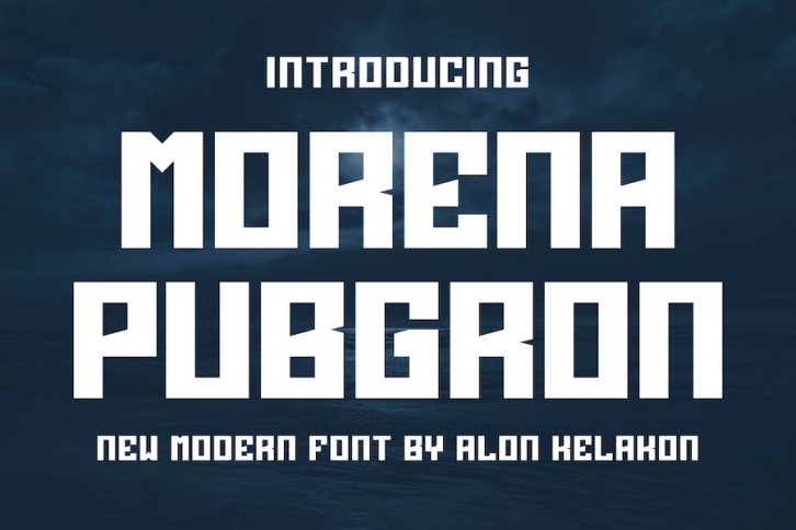 Morena Pubgron Font Download