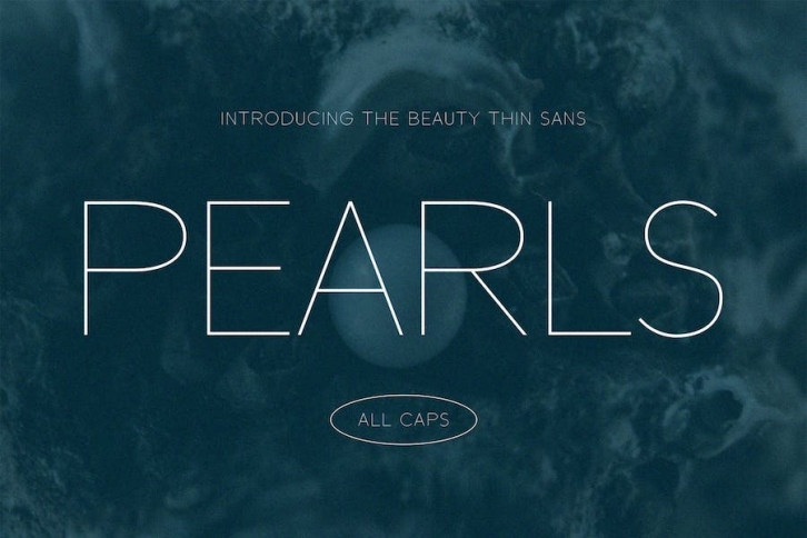 Pearls Beautiful Thin Sans Font Download