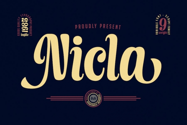 Nicla Beautiful Script Font Download