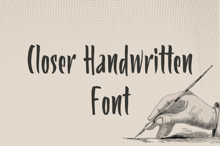 Closer Handwritten Font Font Download