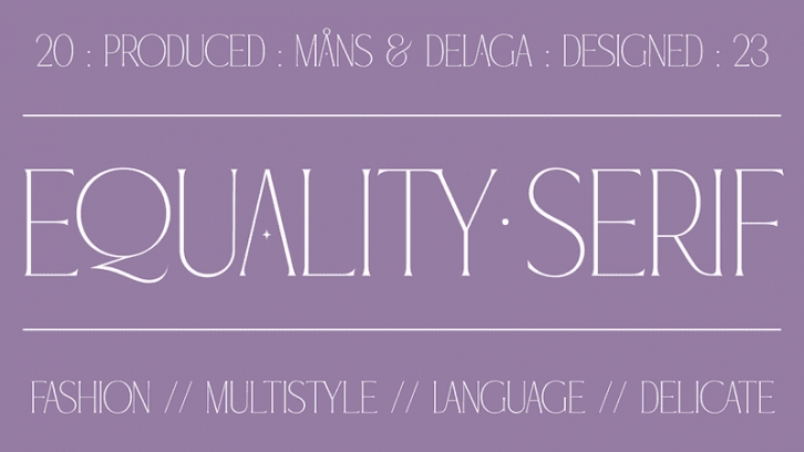 Equality Serif Font Download