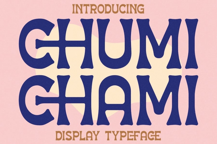 Chumi Chami Display Typeface Font Font Download