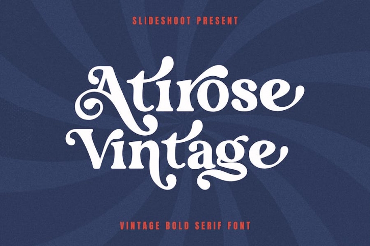Atirose Vintage Retro serif Font Download