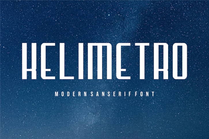 Kelimetro - Modern Font Font Download