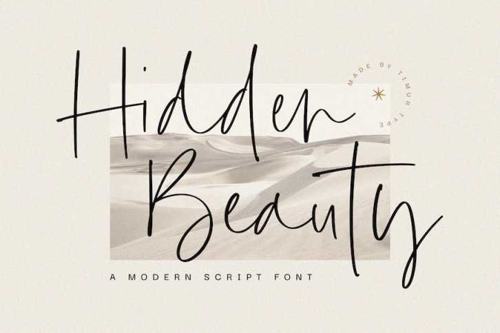 Hidden Beauty - Handwritten Script Font Font Download