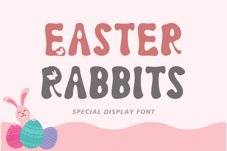 Easter Rabbits Font Download
