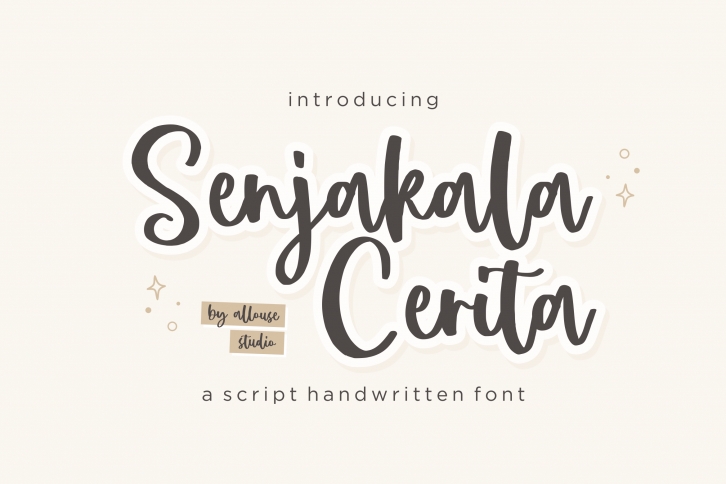 Senjakala Cerita Font Download
