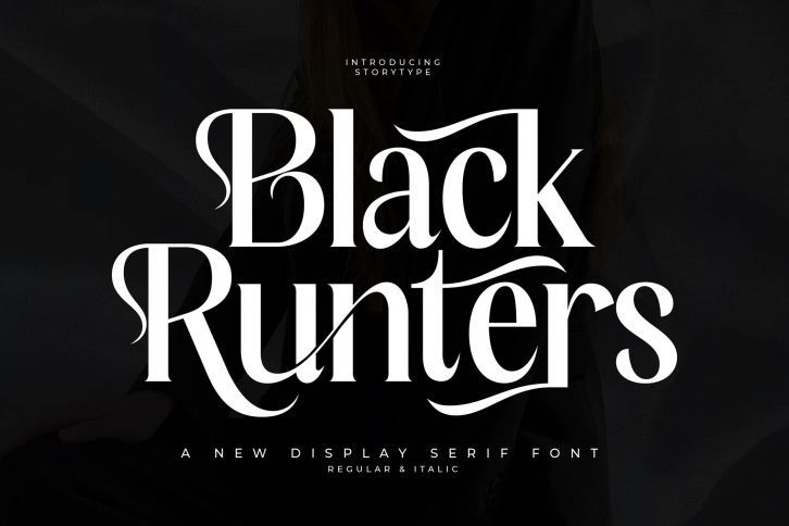 Black Runters Font Download