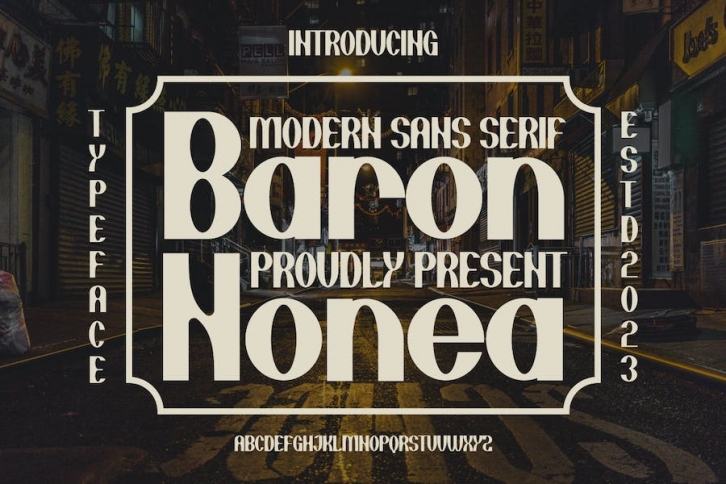 Baron Nonea Font Font Download