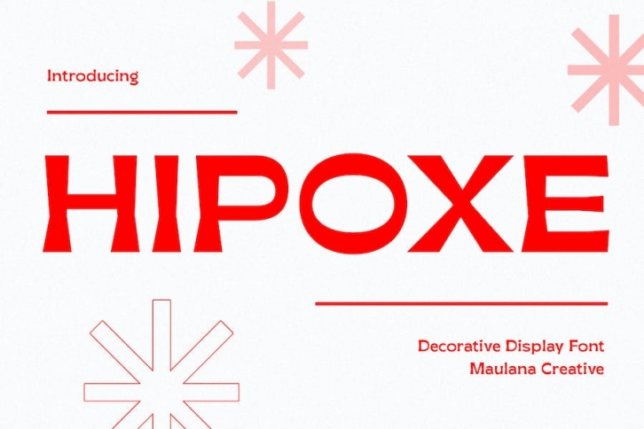 Hipoxe Decorative Sans Serif Display Font Font Download